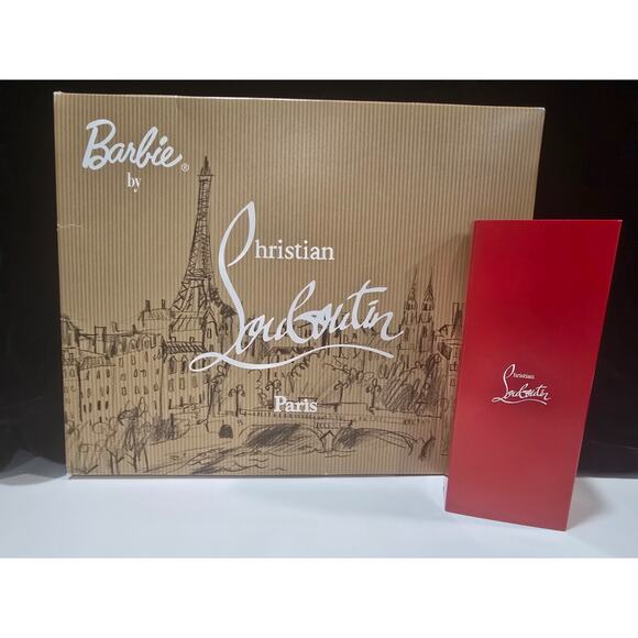 CHRISTIAN LOUBOUTIN Barbie Calendar (2009) My Year in Paris + Louboutin Lipstick - Picture 1 of 9